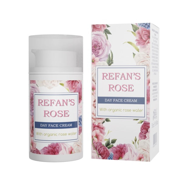 Päivävoide kasvoille Refan's Rose 50 ml Luomu ruusuvedellä