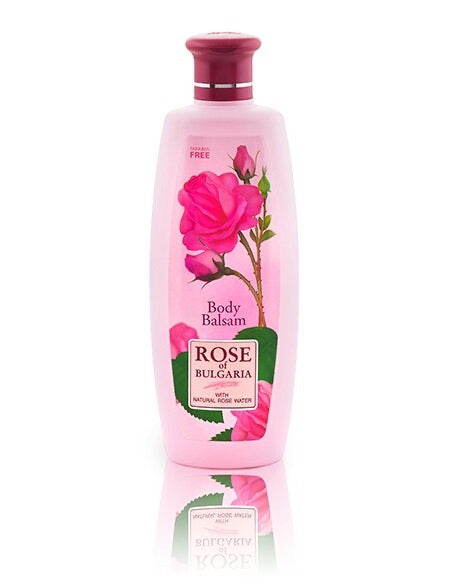 Rose body balm Rose of Bulgaria 330 ml, Rosenvatten & Rosmarinextrakt, För alla hudtyper