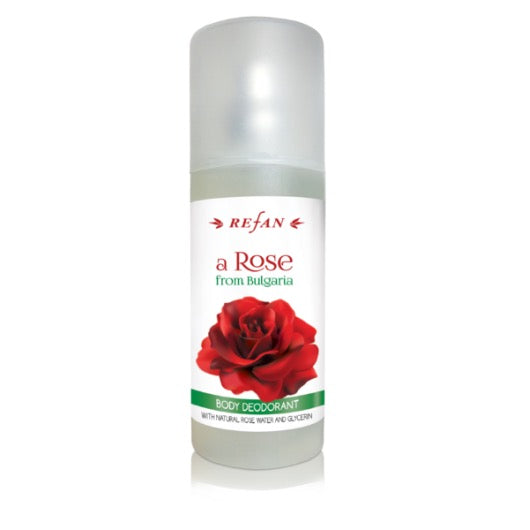 Kroppsdeodorant Refan A Rose från Bulgarien 125 ml Naturligt rosenvatten & Glycerin