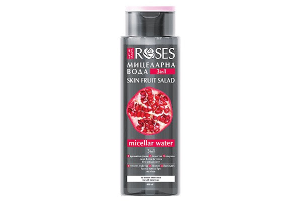 Misellivesi FRUIT SALAD 3in1 - luonnollinen ruusuvesi ja granaattiomenauute
