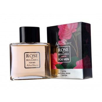 After Shave Rose of Bulgaria 100 ml Luonnollisella ruusuvedellä, parabeeniton, sulfaatiton, kaikille ihotyypeille