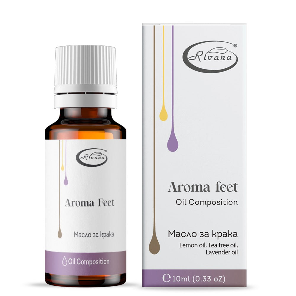 Rivana Eteeristen Öljyjen Sekoitus Jaloille "Aroma Feet" 10 ml