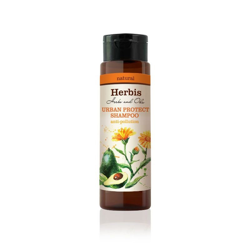 HERBIS Urban Protect Anti-Pollution Shampoo 300 ml (100 % luonnollisia ainesosia)