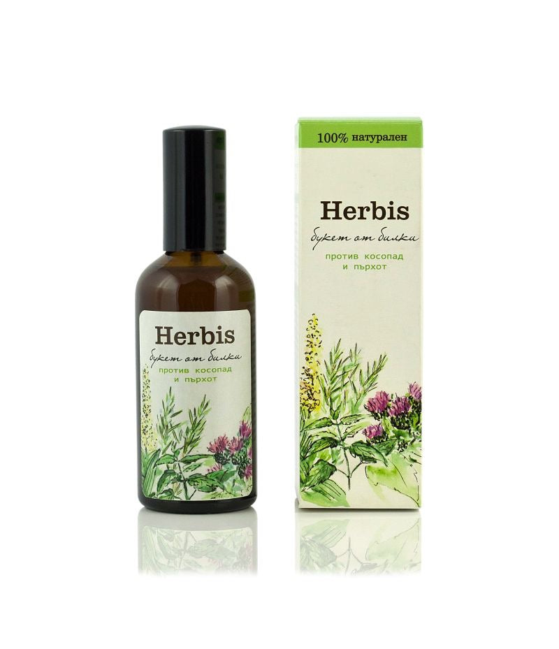 HERBIS Luonnollinen Yrttiuute Hiustenlähtöön ja Hilseeseen 100 ml (100 % luonnollisia ainesosia)