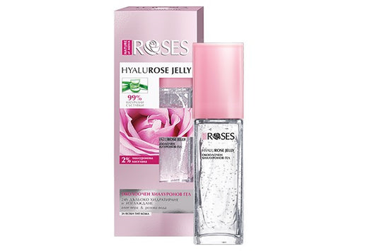 Ögongel Hyalurose 40 ml Hyaluronsyra (2%), Rosenvatten &amp; Aloe Vera - 99% naturliga ingredienser