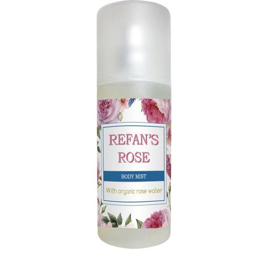 Kroppsspray Refan's Rose 125 ml Ekologiskt rosenvatten, Glycerin, Aloe Vera