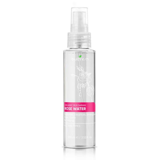 Rosevatten Bulfresh Cosmetics 100 ml + sprayflaska (ORGANISK)