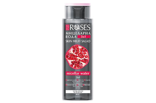 Misellivesi FRUIT SALAD 3in1 - luonnollinen ruusuvesi ja granaattiomenauute