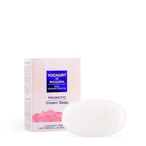 Probiotisk Cream Soap Bulgarian Yoghurt &amp; Organic Rose Oil 100 g