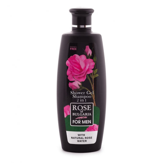 Rose duschgel och schampo Rose of Bulgaria For Men 330 ml