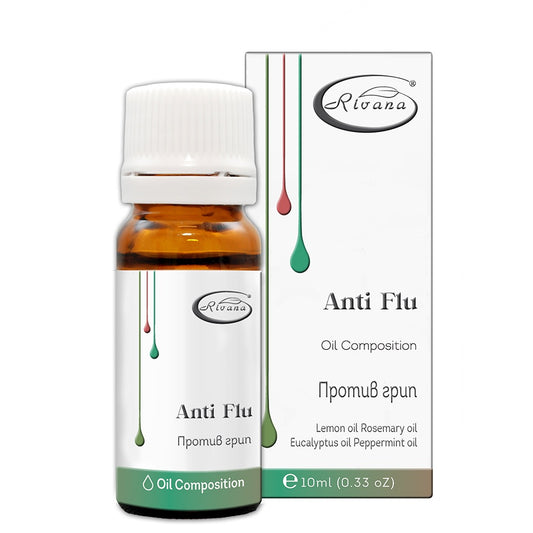 Rivana ANTI-FLU - Blandning av eteriska oljor mot influensa, 10 ml